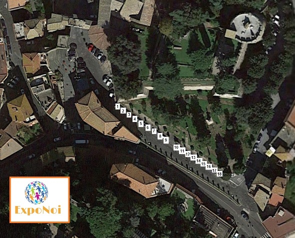 Cartina postazioni stand