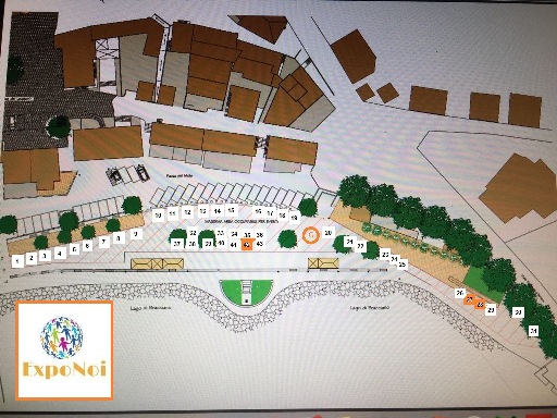 Cartina postazioni stand