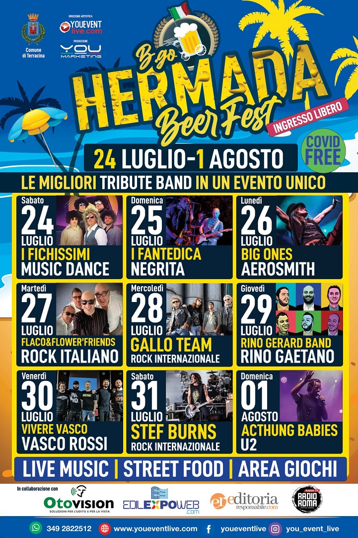 Borgo Hermada Beer Fest - 24 Luglio - 1 Agosto 2021 - Borgo Hermada - Terracina(LT)