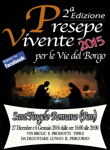 Sant'Angelo Romano - Presepe Vivente e Mercatino Artigiani